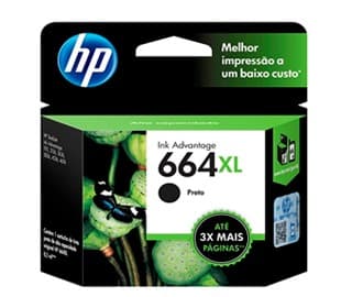 Hp F6v31al (664) Xl Negro Deskjet 2135/3635/4535/3775/3785