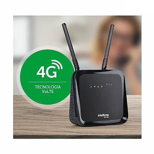 Redes Router Wifi 4g Icw 4002 Wifi + Telefonia Intelbras