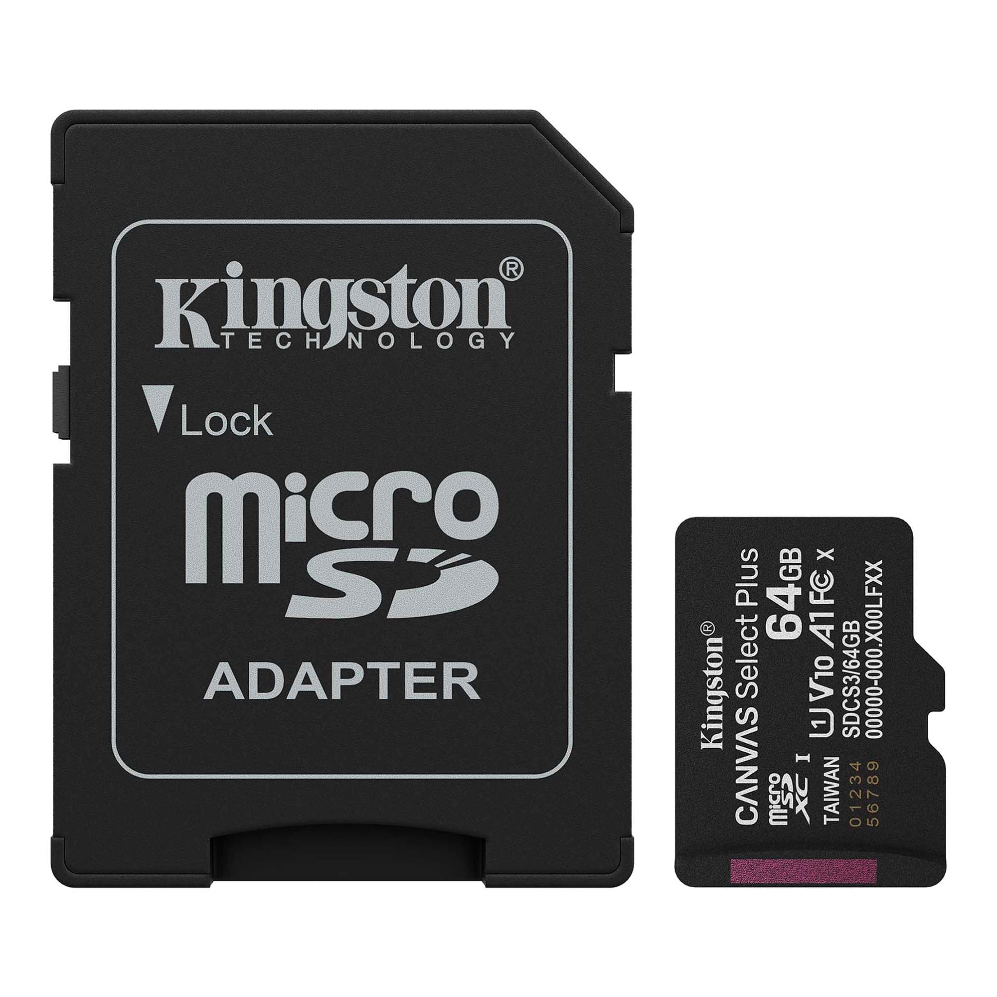 Memoria Micro Sd Kingston Sdcs3/64gb 100mb/S