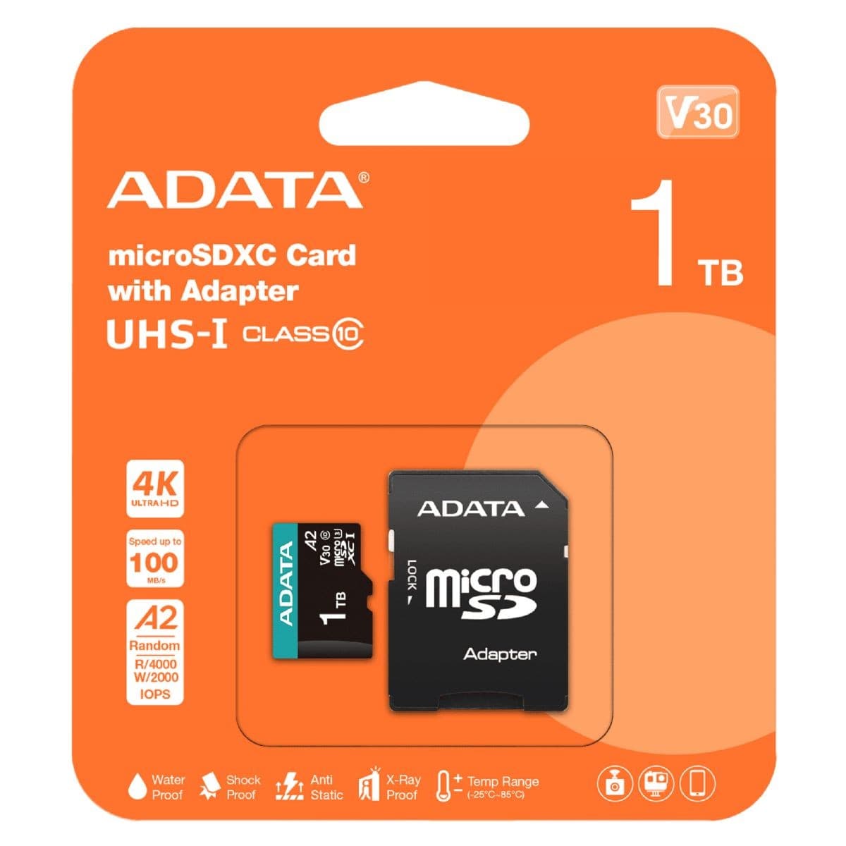 Memoria Adata Microsd 1tb Uhs-1 V30 C10 C/A