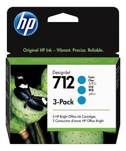 Hp 712 - Paquete De 3 - 29 Ml