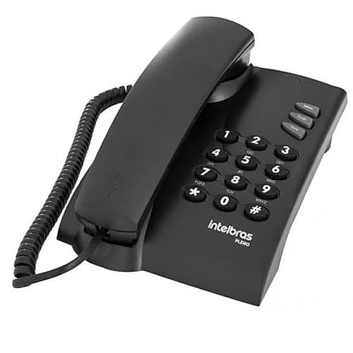 Telefonia Telefono Pleno Negro Intelbras