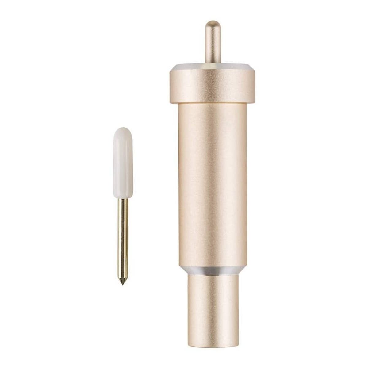 Cuchilla De Punta Fina Premium Con Alojamiento Dorado Para Cricut Corte Preciso En Materiales Ligeros Y Medios