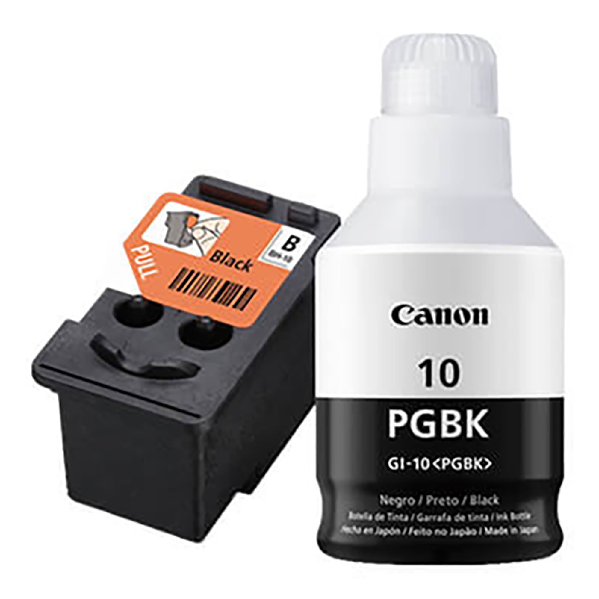Kit Cabezal + Botella De Tinta Negro Canon Bh-10 + Gi-10