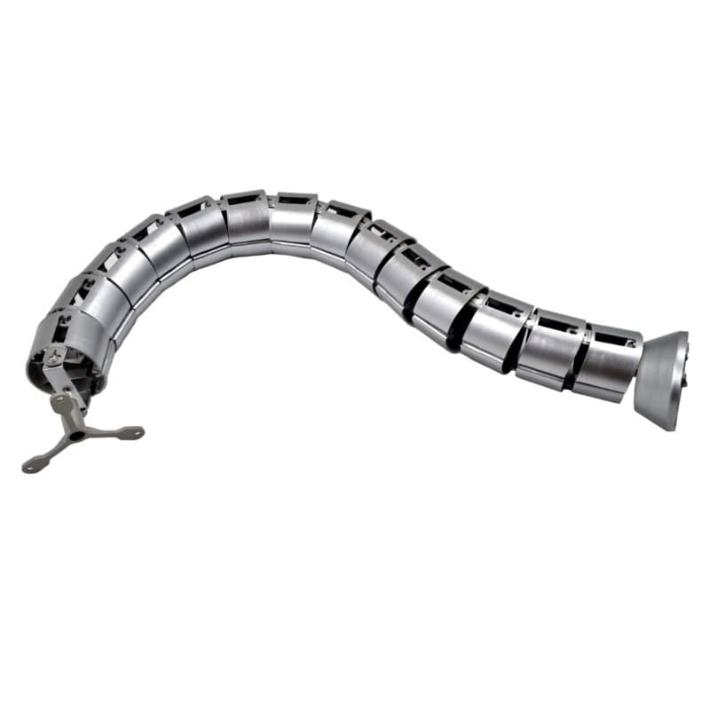 Vf-Organizador De Cables Tipo Vertebra 77cm - Plateado