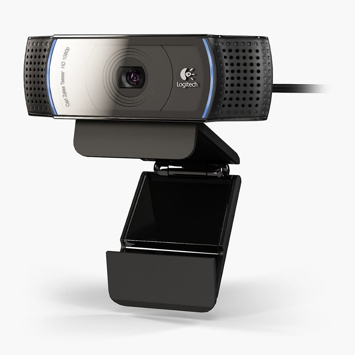 Cámara Web Logitech C920 Pro Full Hd 1080p Con Micrófonos Estéreo Y Enfoque Automático Usb