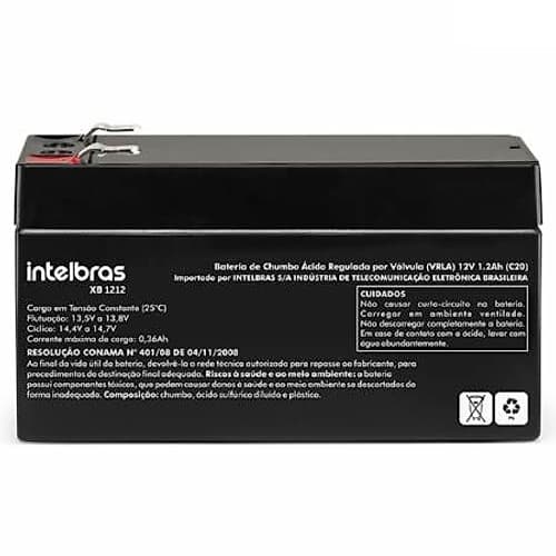 Bateria 12v 1.2ah F1 Xb 1212 Intelbras