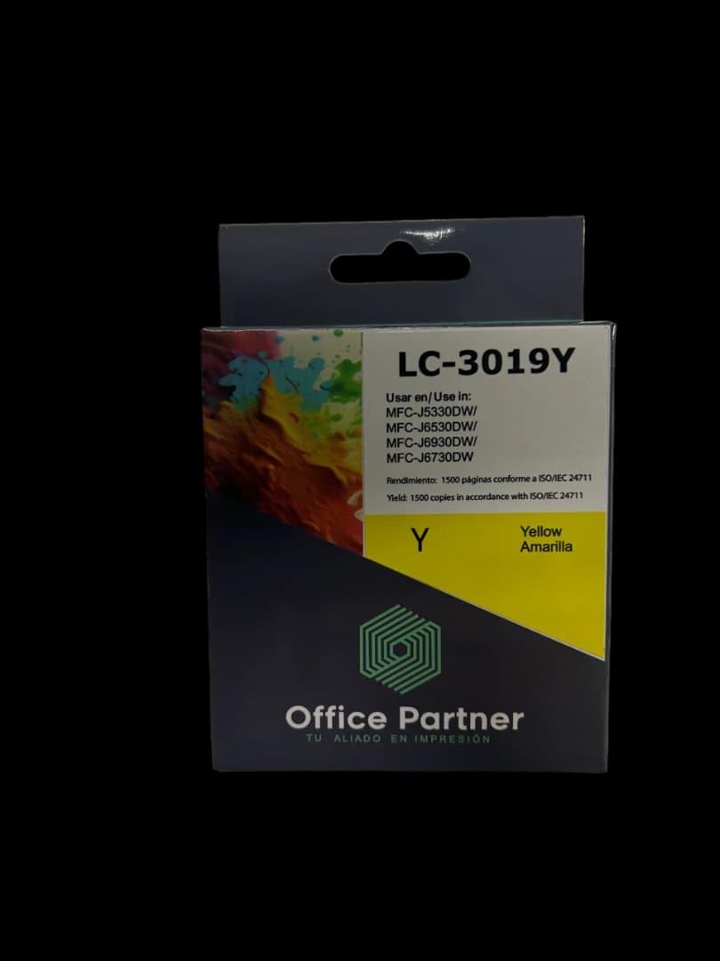 Tinta Office Partner Lc-3019xxly Para Brother Yellow/ Amarillo