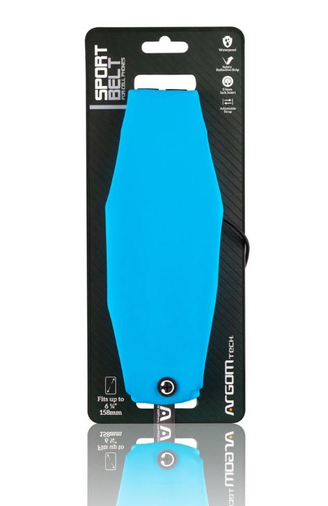 CINTURON DEPORTIVO PARA CELULARES AZUL ARGOM
