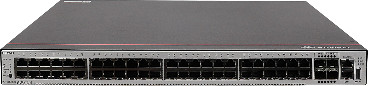 SWITCH POE+ HUAWEI CLOUDENGINE S5735-L48P4X-A 48*G/4*G/SFP