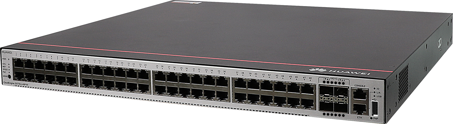 SWITCH POE+ HUAWEI CLOUDENGINE S5735-L48P4X-A 48*G/4*G/SFP