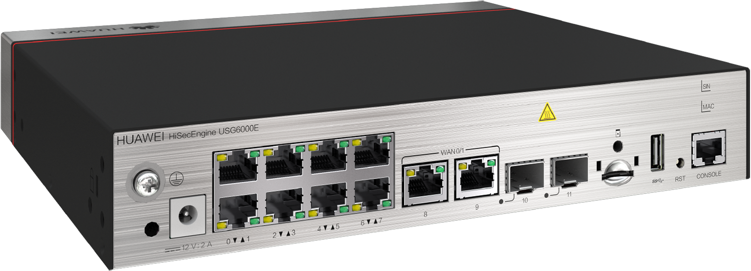 FIREWALL HUAWEI HISECENGINE USG6510E 10*G/RJ45+2*G/SFP