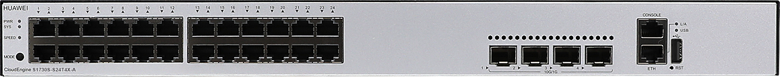 SWITCH HUAWEI CLOUDENGINE S1730S-S24T4X-A 24*G/4*10G/SFP+