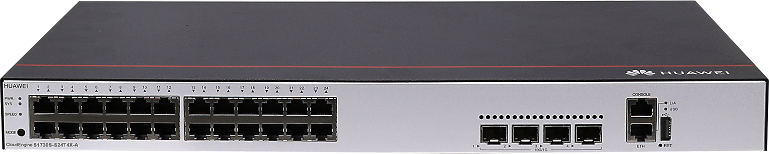SWITCH HUAWEI CLOUDENGINE S1730S-S24T4X-A 24*G/4*10G/SFP+