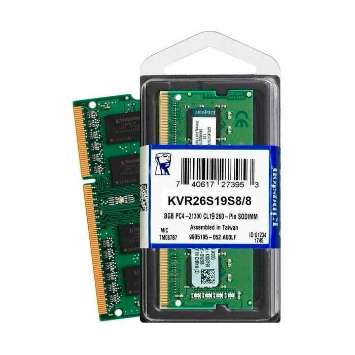 Memoria RAM Sodimm DDR4 2666 8GB KINGSTON