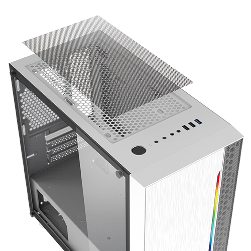 GABINETE MICRO-ATX XIGMATEK GEMINI ARCTIC EN43842