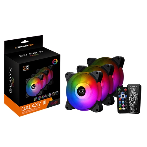KIT DE 3 FAN XIGMATEK GALAXY III ESSENTIAL