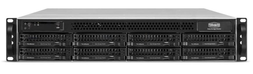 NAS TERRAMASTER RACK 8 BAY INTEL CELERON J3455 QUAD-CORE 1.5