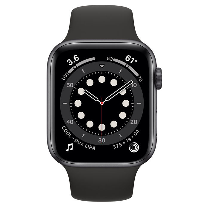 RELOJ APPLE WATCH SERIES 6 GPS 44MM SPACE BLACK SPORT