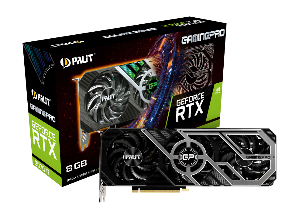 TARJETA DE VIDEO GAMER P PALIT GEFORCE RTX 3070TI 8GB DDR6X