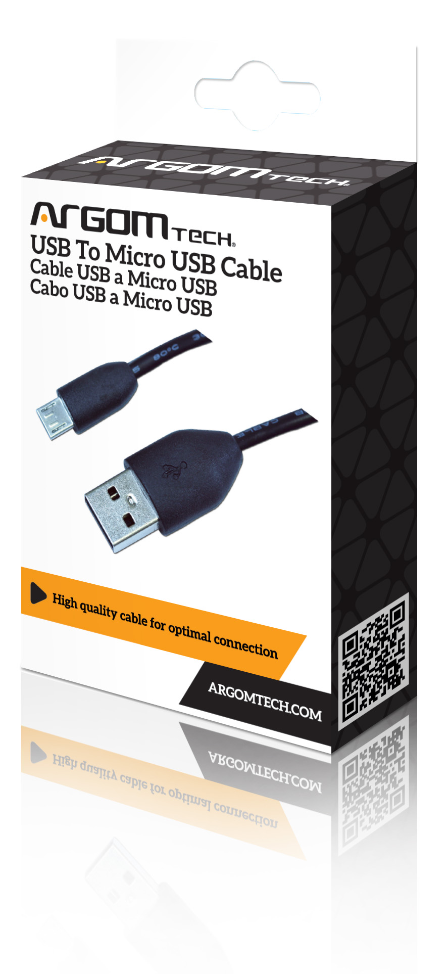 CABLE ARGOM USB A MICRO USB 1M
