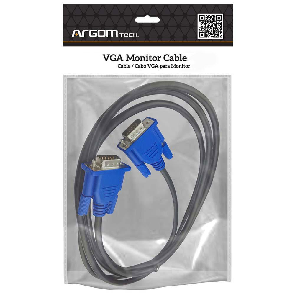 CABLE ARGOM VGA MONITOR M/M 1.8M