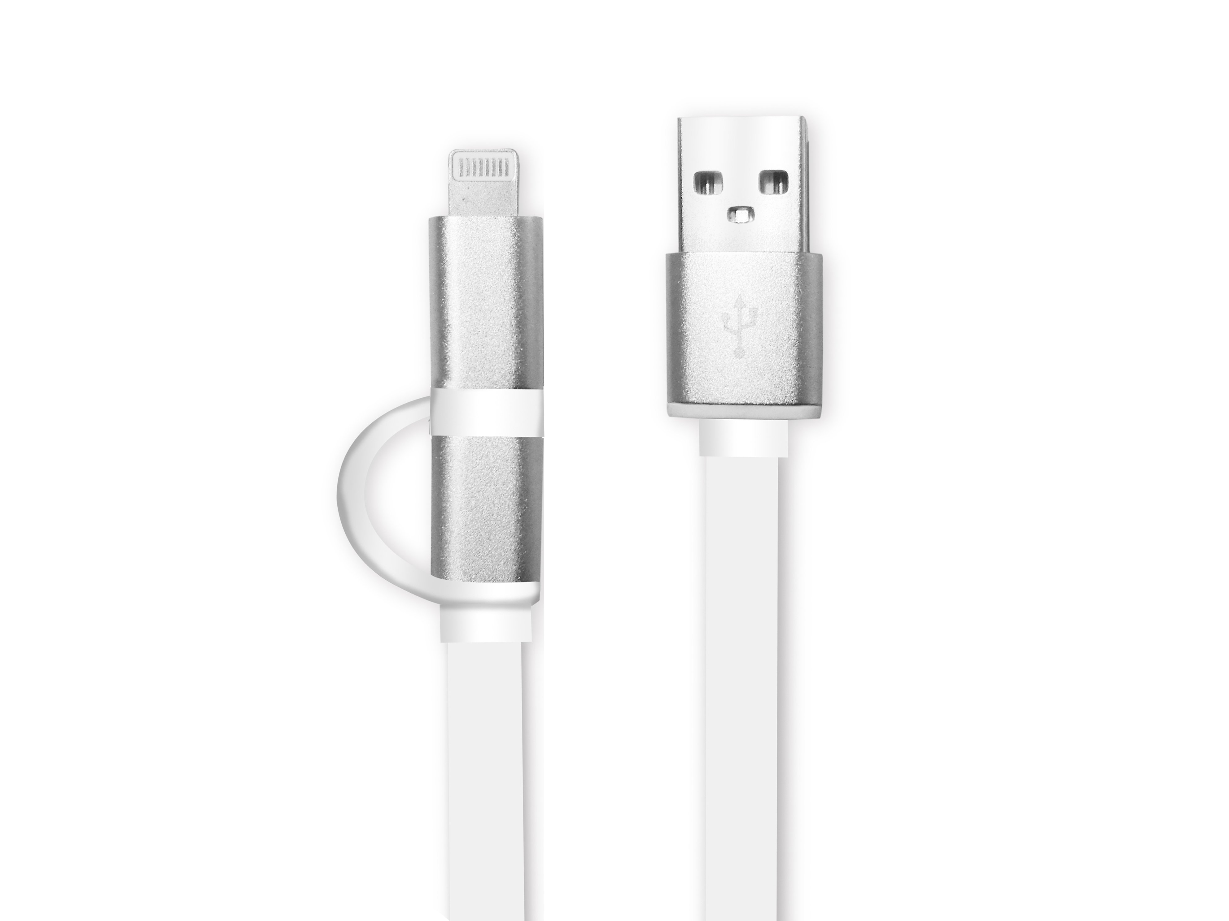 CABLE LIGHTINING Y MICRO USB 2 EN 1 ARGOM