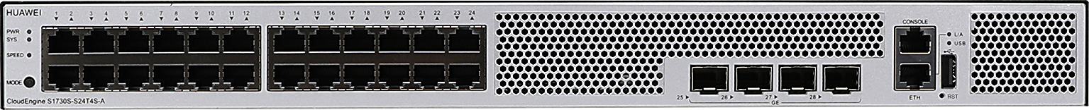 SWITCH HUAWEI CLOUDENGINE S1730S-S24T4S-A (24*GE, 4*GE SFP)