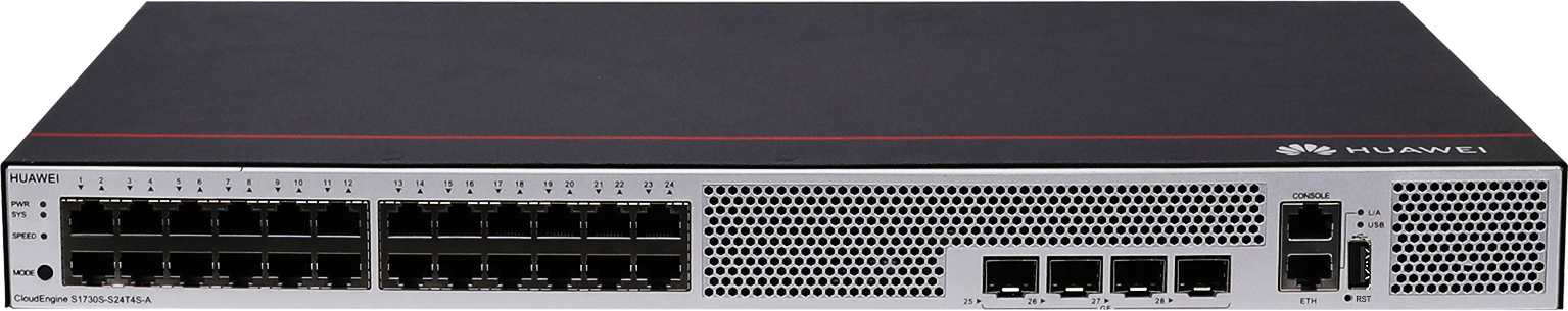 SWITCH HUAWEI CLOUDENGINE S1730S-S24T4S-A (24*GE, 4*GE SFP)