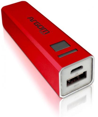 POWERBANK 2500 MAH ROJO ARGOM