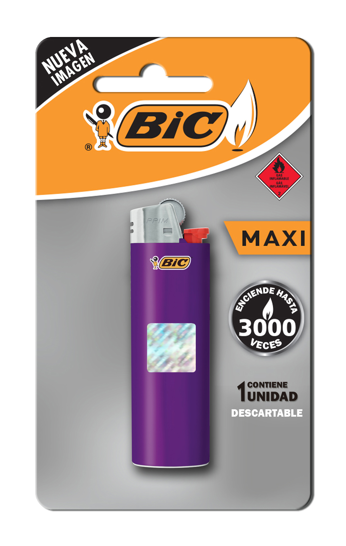 ENCENDEDOR MAXI BIC J6 BLISTER X1U