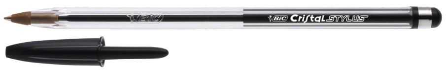 BOLIGRAFO BIC CRISTAL MEDIANO NEGRO BLISTER X4U