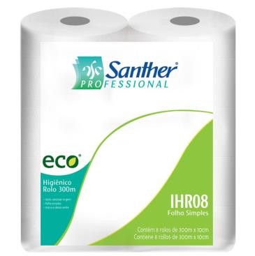 PAPEL HIGIENICO ECO HOJA SIMPLE 8R-500M (10CM)