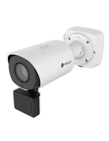 CAMARA MILESIGHT AI PRO BULLET 2MP ZOOM X4 RADAR LPR 100FPS