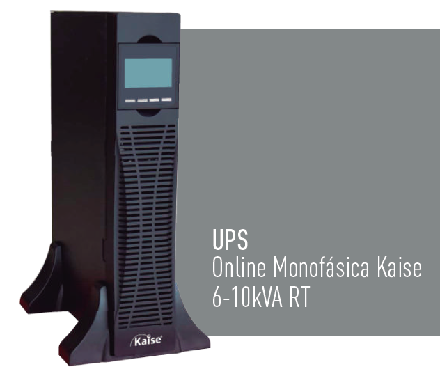 UPS KAISE 6KVAONLINE DOBLE CONVERSION RACKE + BANCO 20 BAT