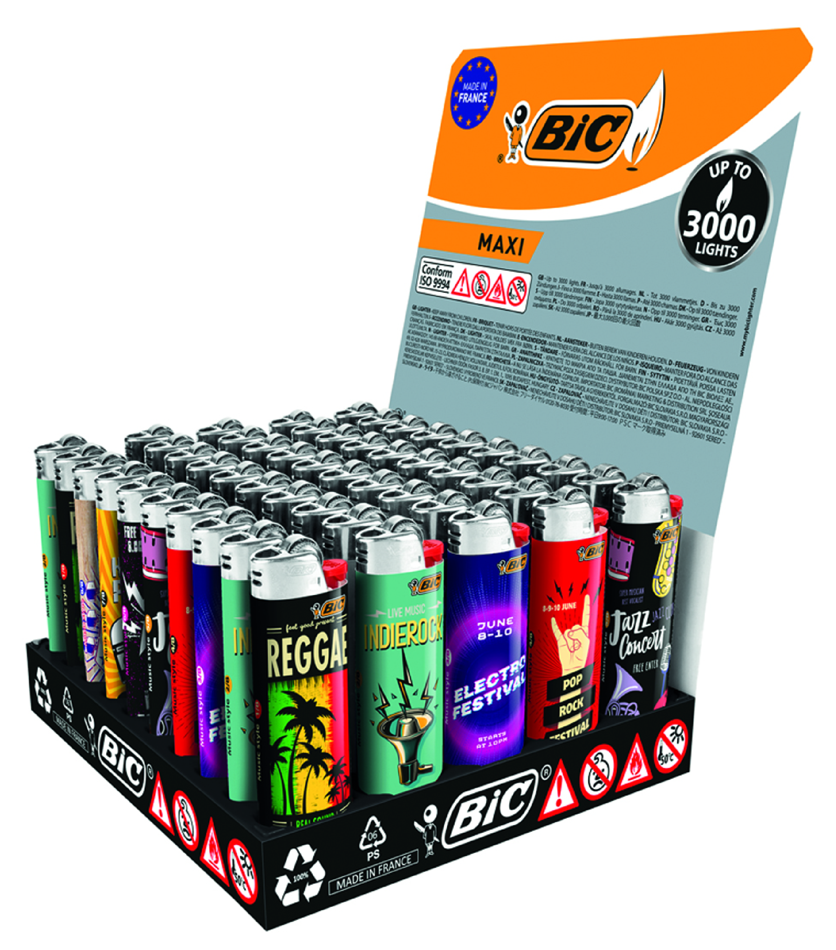ENCENDEDOR MAXI BIC J6 BLISTER X1U
