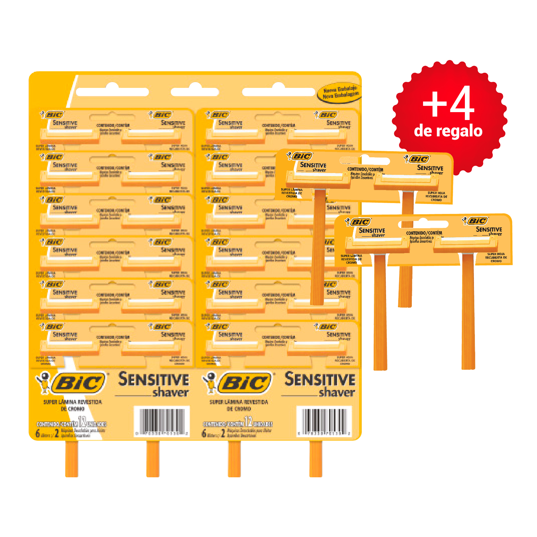 AFEITADORA BIC COMFORT TWIN SENSITIVE BLISTER X2U