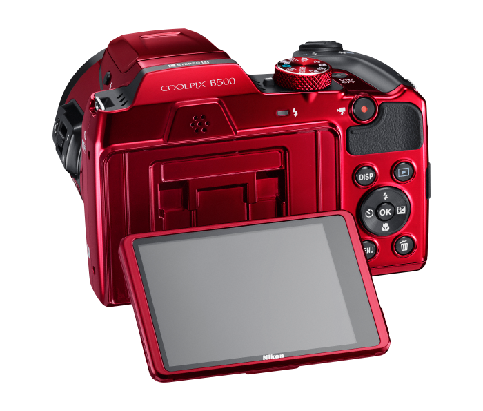 CAMARA NIKON B500 16MP/40X/3/FULL HD/PILAS/WIFI/ROJA