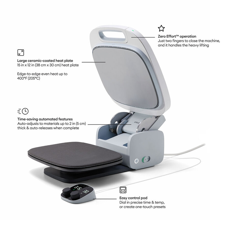 Prensa de calor Cricut Auto Press 15