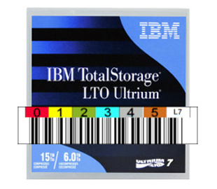 IBM CINTA ULTRIUM LTO 7 38L7302 ETIQUETADA