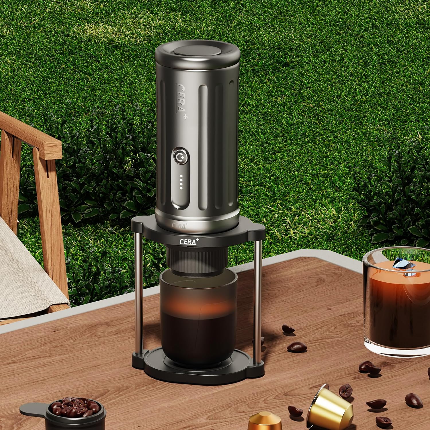 Soporte Cafetera CERA+ SD01 Portable Plegable Antideslizante