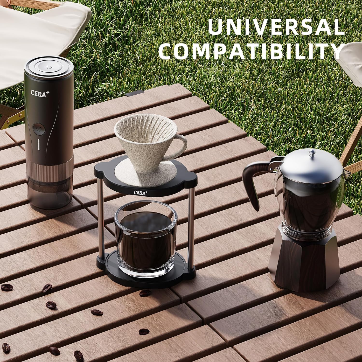 Soporte Cafetera CERA+ SD01 Portable Plegable Antideslizante