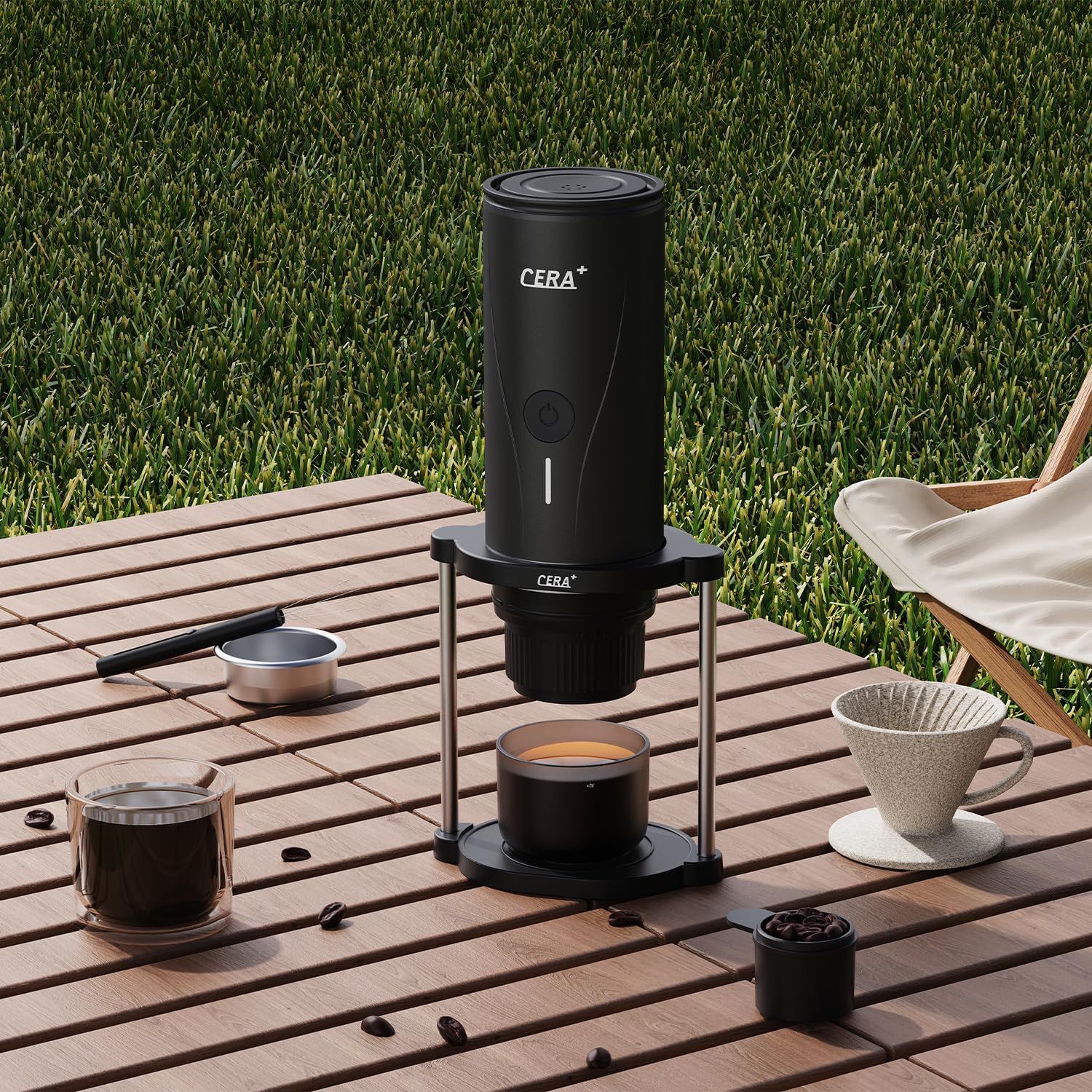 Soporte Cafetera CERA+ SD01 Portable Plegable Antideslizante