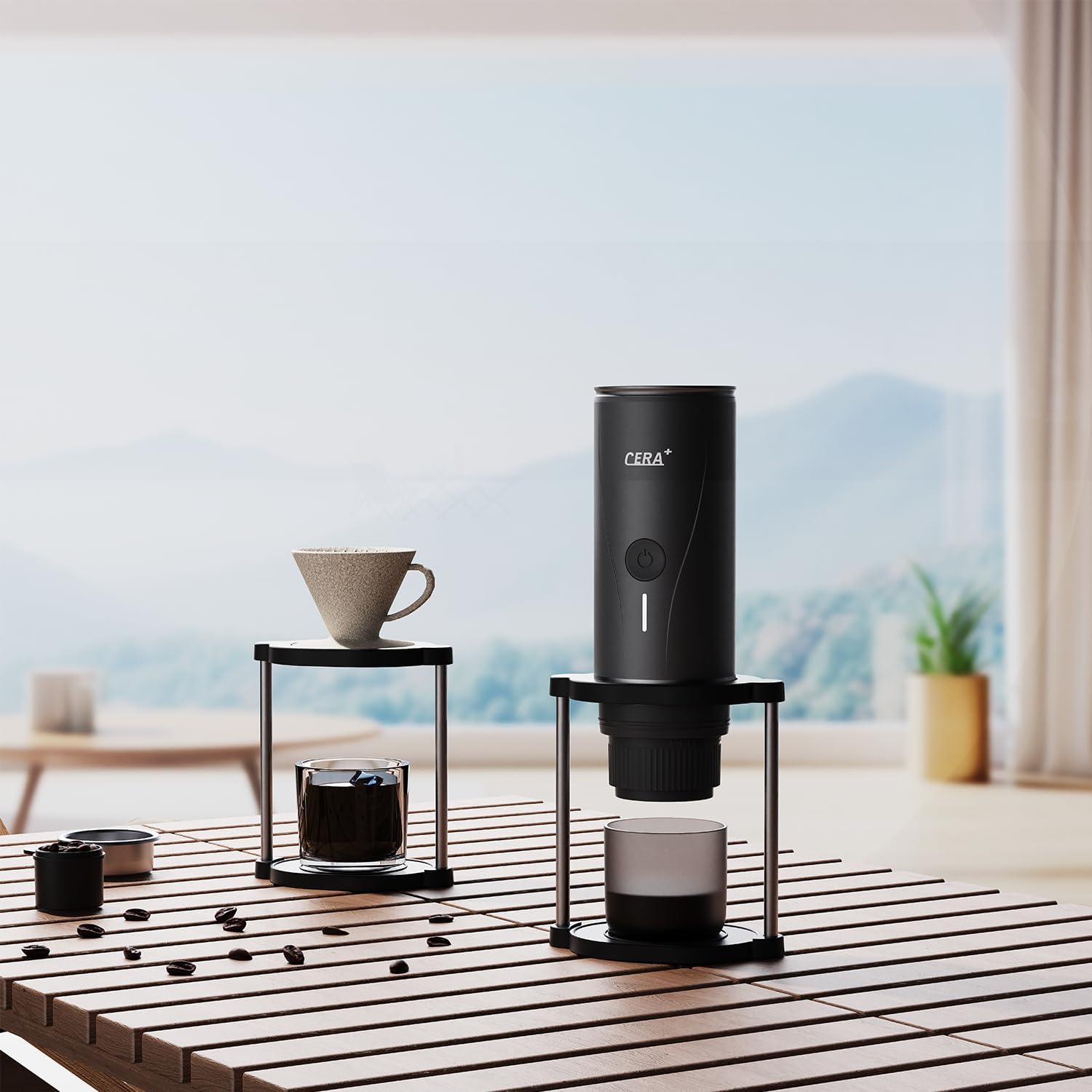 Soporte Cafetera CERA+ SD01 Portable Plegable Antideslizante