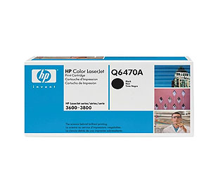 HP TONER Q6470A NEGRO 3600/3800/CP3505 (6.000 COPIAS) CP