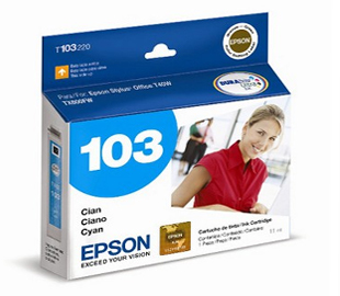 EPSON T103220 CYAN STYLUS T40W/TX600FW/550W/515FN/T1110 CP