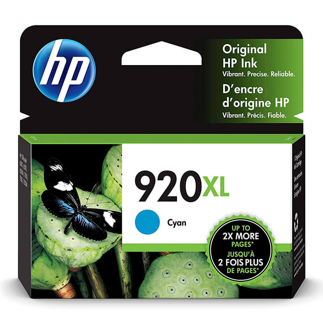 CARTUCHO HP CD972AL 920XL CYAN OFFICEJET 6500/6000/7500