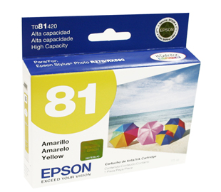 EPSON T081420 AMARILLO R270/290/1410/T50/PHOTO 1430 ALTA CAP
