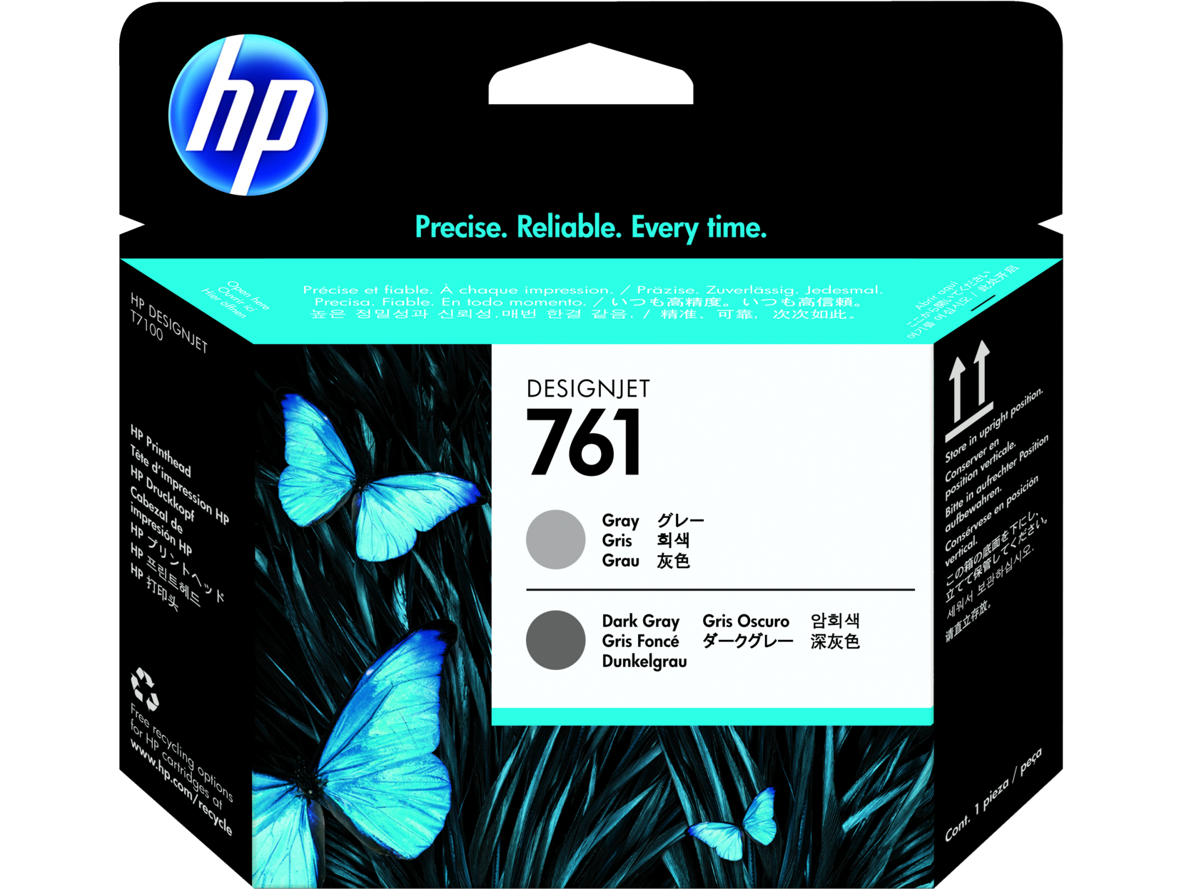 Cabezal HP CH647A (761) GRIS Y GRIS OSCURO T7100/7200