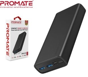PROMATE BOLT-20 BATERIA DE RESPALDO 20000 MAH C/USB-C NEGRA